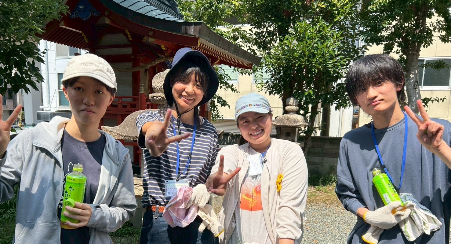 学生の笑顔スナップ1
