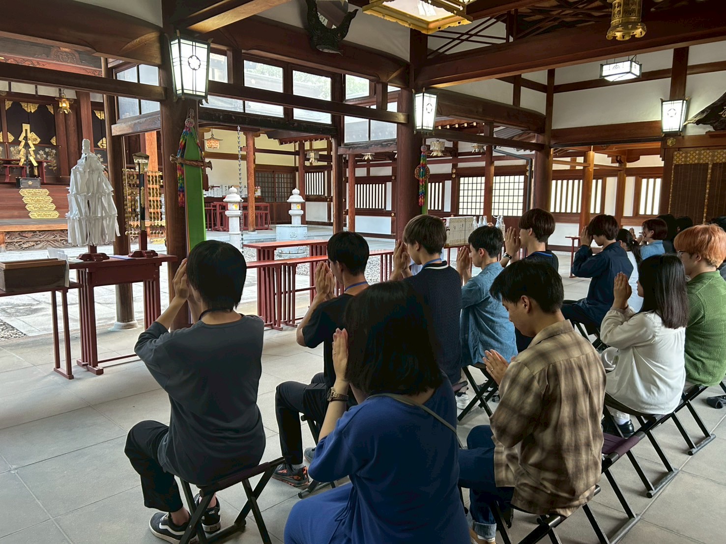 学生の笑顔スナップ2